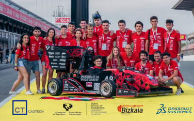 CADTECH y Dassault Systèmes renuevan su colaboración con la Formula Student Bizkaia por cuarta temporada consecutiva