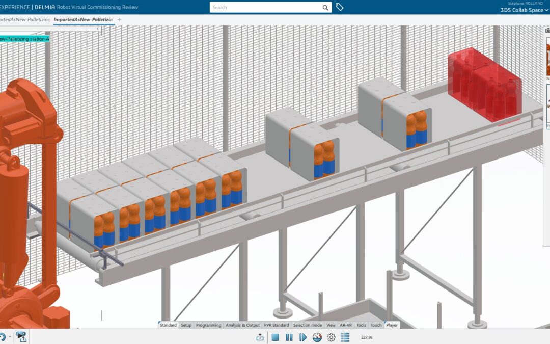 Robotics Virtual Commissioning: validación virtual de robots y sistemas automatizados